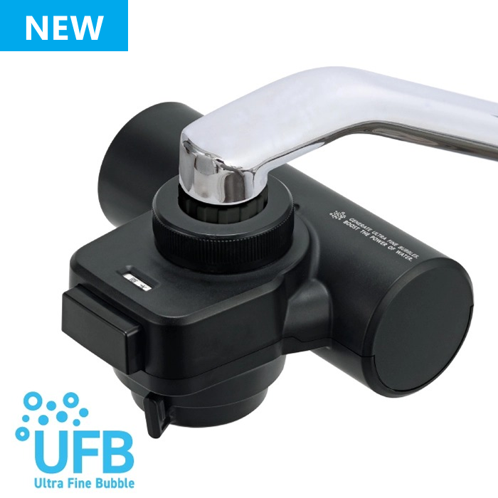 蛇口直結型浄水器 mini Neo Bubble(ブラック)浄水カートリッジ1個入