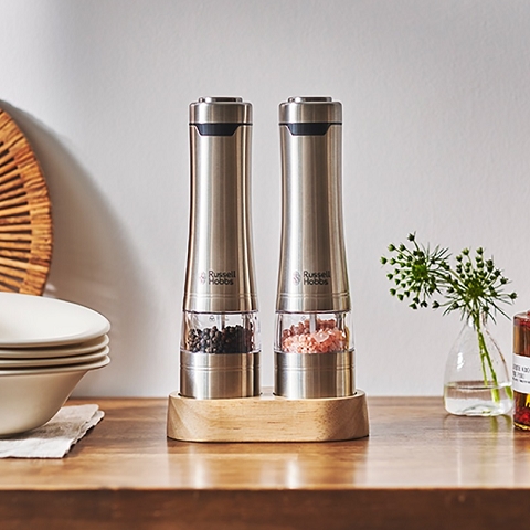 【新品】Russell Hobbs 電動ミル（ウッドスタンドセット） 楽天市場】（土・日発送可） ラッセルホブス russell hobbs 電動